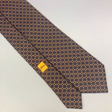 BRIONI Necktie Silk Geometric Woven Textured Italy Mint Condition