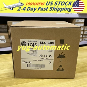 New Sealed 1746-P2 SLC 500 AC Power Supply Rack Chass Allen Bradley Fast Ship - Picture 1 of 5