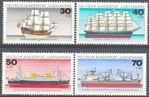 Germany 1977 Yvert # 776/79 Ships MNH VF - Picture 1 of 1
