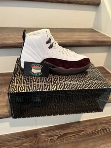 Size 9W - Jordan 12 Retro SP x A Ma Maniere Mid White W - Picture 1 of 1