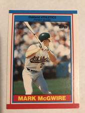1989 Topps UK Mini Mark McGwire #51