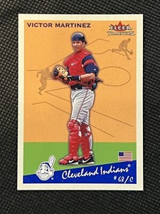 2002 Fleer Tradition Update Glossy #U223 22/200 Victor Martinez