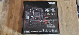 Mainboard Sockel AM4 ASUS PRIME- B350M-E new in box SYSTEM - Bild 1 von 3