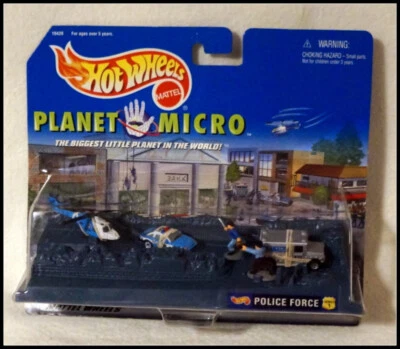 1997 Hot Wheels Micro Vehicles Police Force Series #1 New Old Stock #Z137 - Image 1 of 4