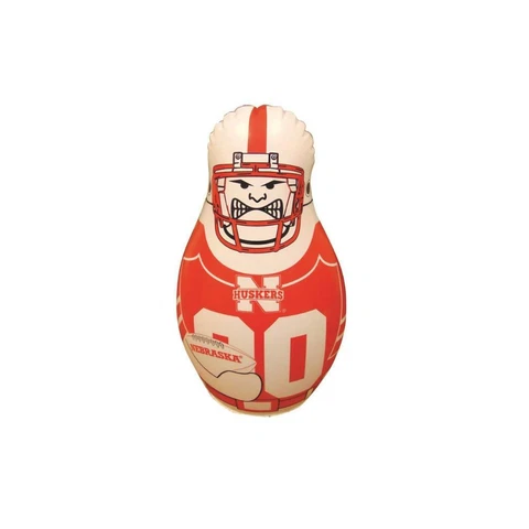 Nebraska Cornhuskers Mini Bop Bag Inflatable Punching Bag [NEW] NCAA Balloon Cover