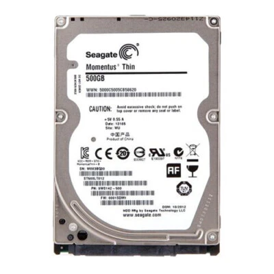 Seagate Momentus Thin 500GB ST500LT012 5400RPM 2.5" Internal Hard Disk Drive - Image 1 of 4