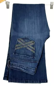 Jeans Old Navy Mujer Talla 6 The Diva Boot Bordado Azul 5 Bolsillos Y2K A10 - Imagen 1 de 12