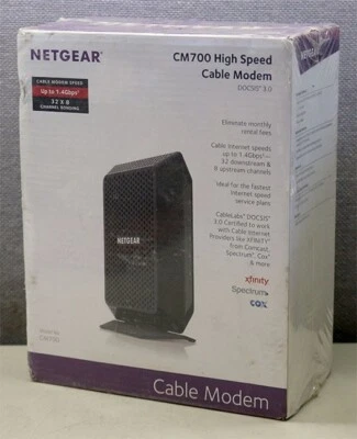 Netgear CM700 High Speed DOCSIS 3.0 Cable Modem New NIB CM700-100NAS  - Image 1 of 4
