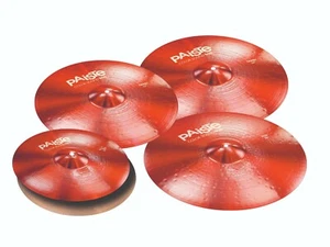 Juego/modelo universal de platillos Paiste Color Sound 900 rojo 5 piezas # 192MXTO/Nuevo - Imagen 1 de 3