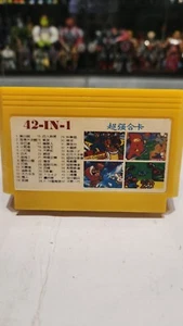 42 in 1 Famiclone/Famicom Cartridge Nes Tv Game - Picture 1 of 3