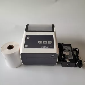 Zebra ZD420 Direct Thermal Network Label Printer USB PSU Roll of 4x6 Labels 82 - Picture 1 of 5