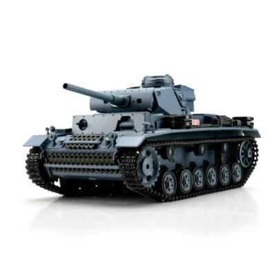 RC  Panzer III Kampfwagen 3  Heng Long 1:16  Rauch Sound Schuß V7.0  IR u BB - Bild 1 von 4