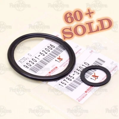 全新 正品 原始设备制造商 1990 - 1996 年 丰田发动机机油冷却器 O 形环 Celica MR2 凯美瑞 Rav4 — 第 1/4 张图片