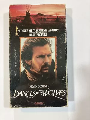 Dances With Wolves, Starring Kevin Costner, VHS - Image 1 of 4