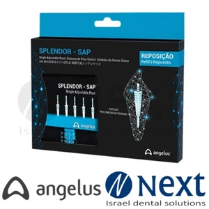 Angelus SET Splendor SAP Glass Fiber Universal Post 5 posts + 5 sleeves - Picture 1 of 2