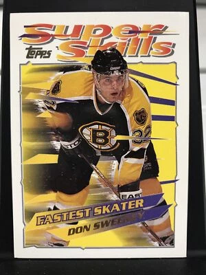 1995-96 Topps SuperSkills Boston Bruins Hockey Card #26 Don Sweeney - Image 1 of 2