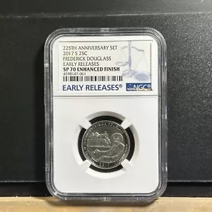 2017 S 25c SP 70 Enhanced Finish 225th Anniversary Set Frederick Douglass ER - Picture 1 of 3