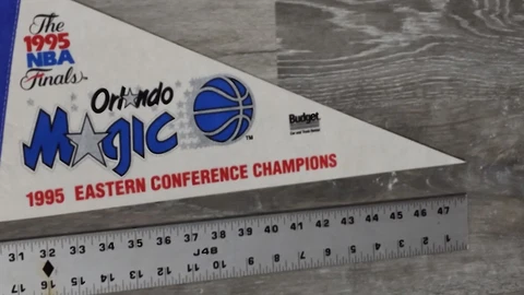 NBA Orlando Magic Eastern Conference Champions Vintage Circa 1995 Finals Pennant Cover