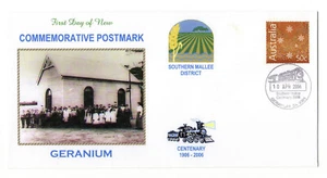 Southern Mallee District Train Centenary Geranium pmk Souvenir Envelope - Picture 1 of 1
