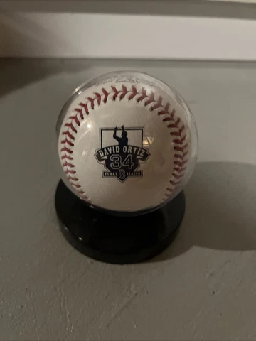 Boston Red Sox David Ortiz Final Season Commemorative Logo Ball MLB Cover