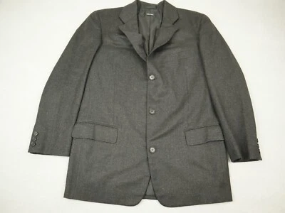 Giorgio Armani Blazer Men 40 Gray Suit Jacket Cashmere Wool Bergdoff Goodman - Image 1 of 4