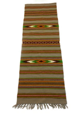 Alfombra/tapiz de lana tejida a mano Southwestern 58x20"" Foto 1 de 2