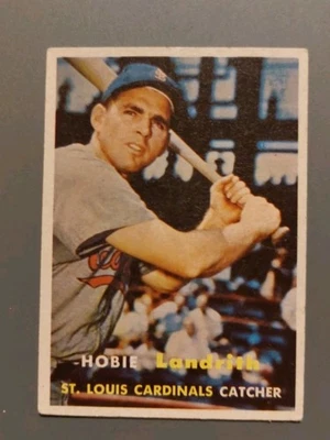 1957 TOPPS HOBIE LANDRITH BASEBALL CARD #182 - Image 1 of 2