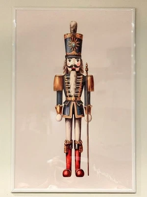 Set of 3 Nutcracker Prints 16x24 Glossy Canvas Paper Christmas Decor - Image 1 of 4