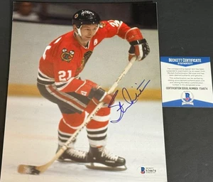 Stan Mikita Chicago Blackhawks Autographed Signed 8x10 Beckett COA _ - Picture 1 of 1