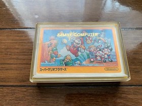 1980s Super Mario Bros. Famicom Playing Cards Vintage Collectible Japan w/ Case
