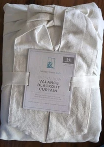 POTTERY BARN KIDS Evelyn Bow Valance BO Panel-White- 44x96"-NWT - Picture 1 of 3
