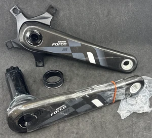 SRAM Force 22 BB30 PF30 175mm Crank Arm Assembly & 110mm BCD Spider Gloss Carbon - Picture 1 of 9