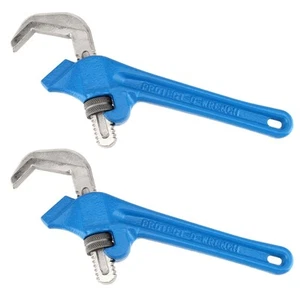 2 PCS 9-1/2 Inch Hex Offset Wrench, Offset Pipe Wrench Heavy Duty Steel End P... - Picture 1 of 6