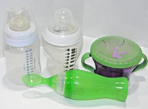 4 Piezas NUEVO - Tupperware Tommee Volquete y Alimentador Munchkin AVENT #108 - Imagen 1 de 5