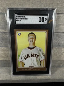 2010 Topps 206 Buster Posey #193 Bronze (RC) SGC 10 - Picture 1 of 2