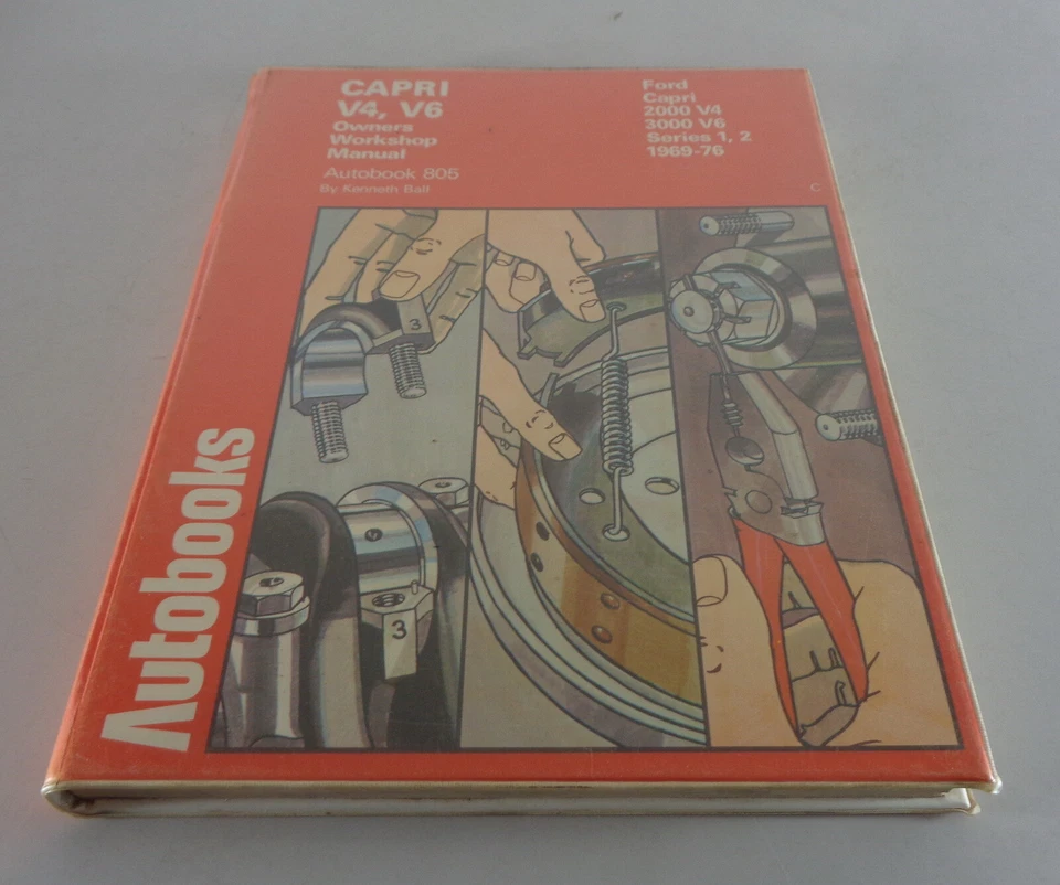 Manual De Reparación Autobook Ford Capri 1 + 2 | 2000 V 4 / 3000 V 6 1969 - 1976 - Imagen 1 de 1