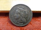 1865 UNITED STATES THREE CENT NICKEL 3C FREE S&H USA 1865 UNITED STATES THREE CENT NICKEL 3C FREE S&H USA