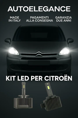 💖 KIT LED D1S 6000K Anabbaglianti per Citroën C8 | Luce Bianca Fredda CANBUS 💖 - Imagen 1 de 4