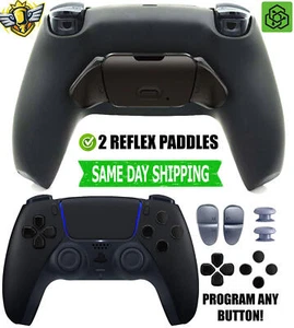 New Black Pro Two Competition Reflex Paddles Silent Modz Controller for PS5 OEM - Picture 1 of 2