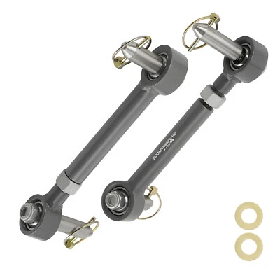Desconexiones de enlace de extremo de barra estabilizadora extendida delantera para Jeep Wrangler JK JKU 2007-2018 Foto 1 de 4