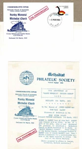 Australia 1980 Hardey Memorial Methodist Church Cottesloe WA Cover w Insert - Picture 1 of 2