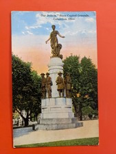 Postcard Our Jewels State Capitol Grounds Columbus Ohio  Statue Monument  P006E