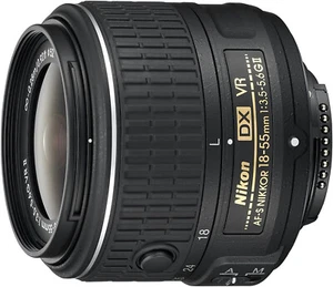 Nikon AF-S DX NIKKOR 18-55mm f/3.5-5.6G VR II Zoom Lens for Nikon DSLR Cameras - Picture 1 of 6