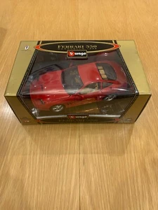 Ferrari 550 Red Maranello Burago 1:18 Scale Diecast 1996 Gold Edition - Picture 1 of 6