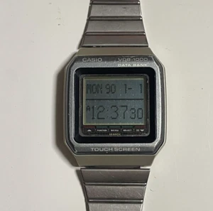 Casio Data Bank VDB 1000 Touch Screen Rare Collector Model Vintage Watch Used - Picture 1 of 7