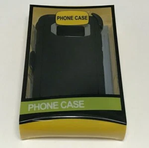 For Samsung Galaxy S8/S8 Plus Case with (Belt Clip Fits Otterbox)Black&Gray - Picture 1 of 3