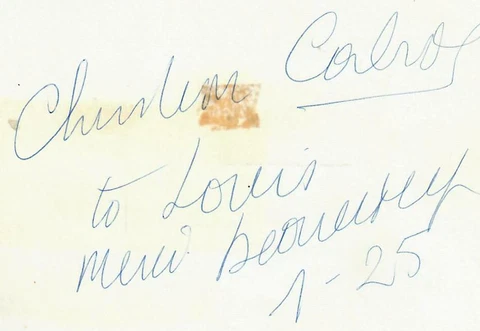 RARE! "Europe's first heart transplant" Christian Cabrol Signed Album Page COA Cover
