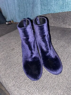 botas steve madden 6.5 azul cynthiav  - Imagem 1 de 4