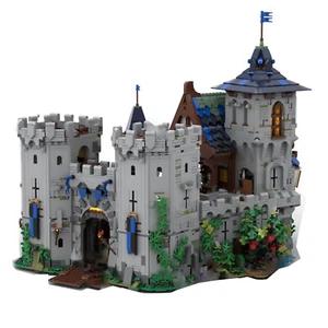 MOC-132661 Classic Castle with Detailed Interior Modular Building 6710 Parts - Picture 1 of 3