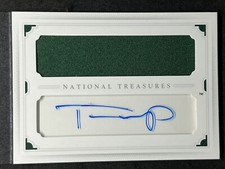 Taurean Prince 2016 National Treasures Collegiate Rookie Patch Auto Booklet /49